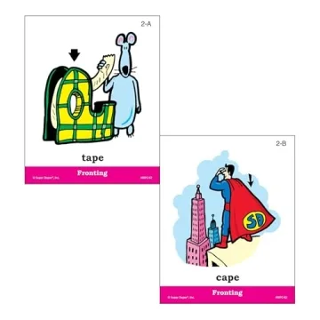 Educational Minimal Pair Card Deck for Kids Speech Therapy