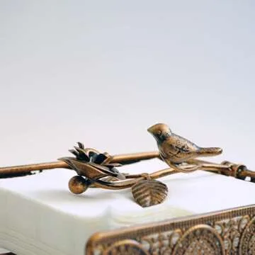 Bronze Bird Napkin Holder for Dining and Kitchen