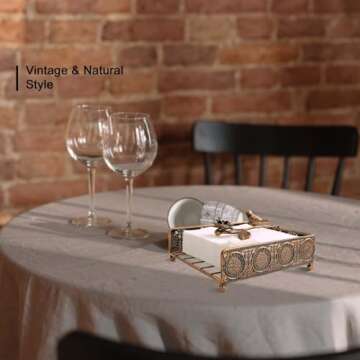 Bronze Bird Napkin Holder for Dining and Kitchen