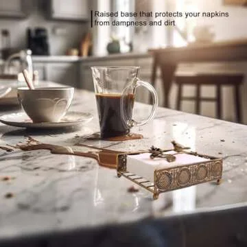 Bronze Bird Napkin Holder for Dining and Kitchen