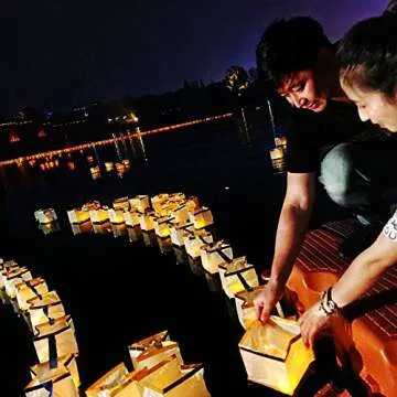 Diagtree Floating Water Lanterns for Celebrations & Remembrance