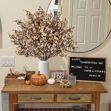 15 Pcs Baby's Breath Artificial Flowers for Home Decor