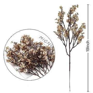 15 Pcs Baby's Breath Artificial Flowers for Home Decor