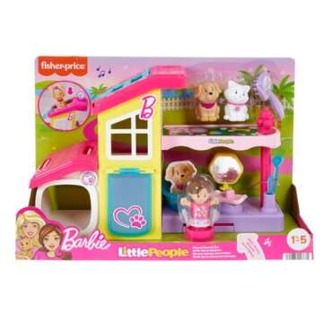 Fisher-Price Little People Barbie Pet Spa Playset for Toddlers