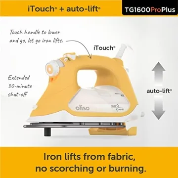 Oliso TG1600 Smart Iron with Auto Lift for Beautiful Creases