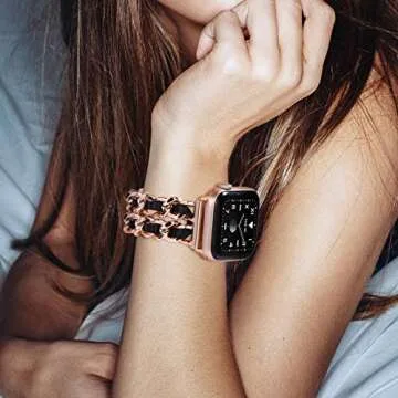 Stylish NewWays Apple Watch Band for Women - Adjustable & Comfortable