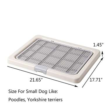 Smart Paws Small Puppy Toilet Training Tray for Poodles