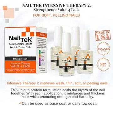 Nail Tek Intensive Therapy 2 Nail Strengthener - 0.5 oz Value Pack