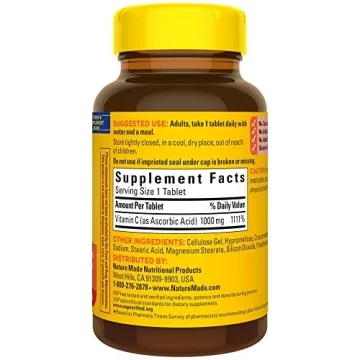 Nature Made Vitamin C 1000 mg Immune Support Supplement