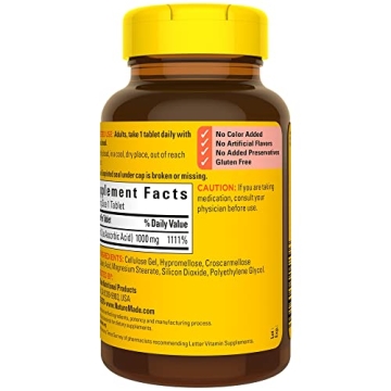 Nature Made Vitamin C 1000 mg Immune Support Supplement