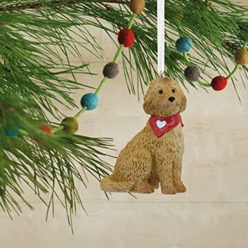 Hallmark Goldendoodle Christmas Ornament for Dog Lovers