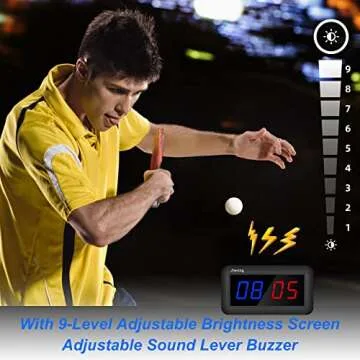 Portable Remote Scoreboard for Indoor Sports & Games