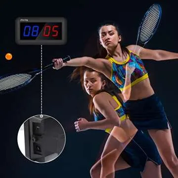 Portable Remote Scoreboard for Indoor Sports & Games