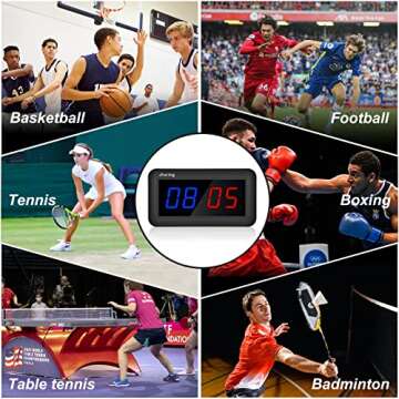 Portable Remote Scoreboard for Indoor Sports & Games