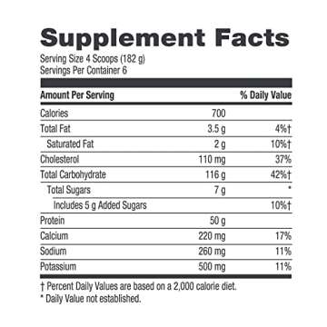 GNC Pro Performance Weight Gainer Protein Powder | Increase Muscle Mass | Banned Substance Tested | ...