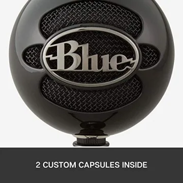 Blue Snowball USB Microphone for Gaming and Recording