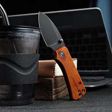 CIVIVI Baby Banter Pocket Knife for EDC, Ben Petersen Folding Knife with 2.34 in Nitro V Steel Blade...