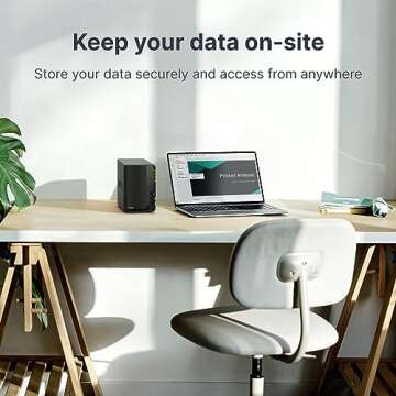 Synology 2-Bay DiskStation DS224+ (Diskless) - Centralized Data Storage and Backup Solution