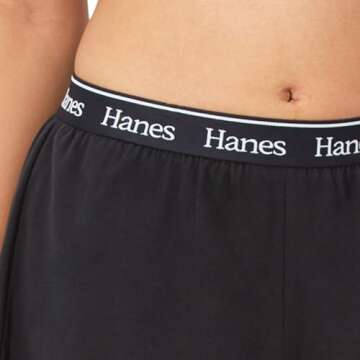 Hanes Sleep Shorts for Women, 2-Pack Comfywear