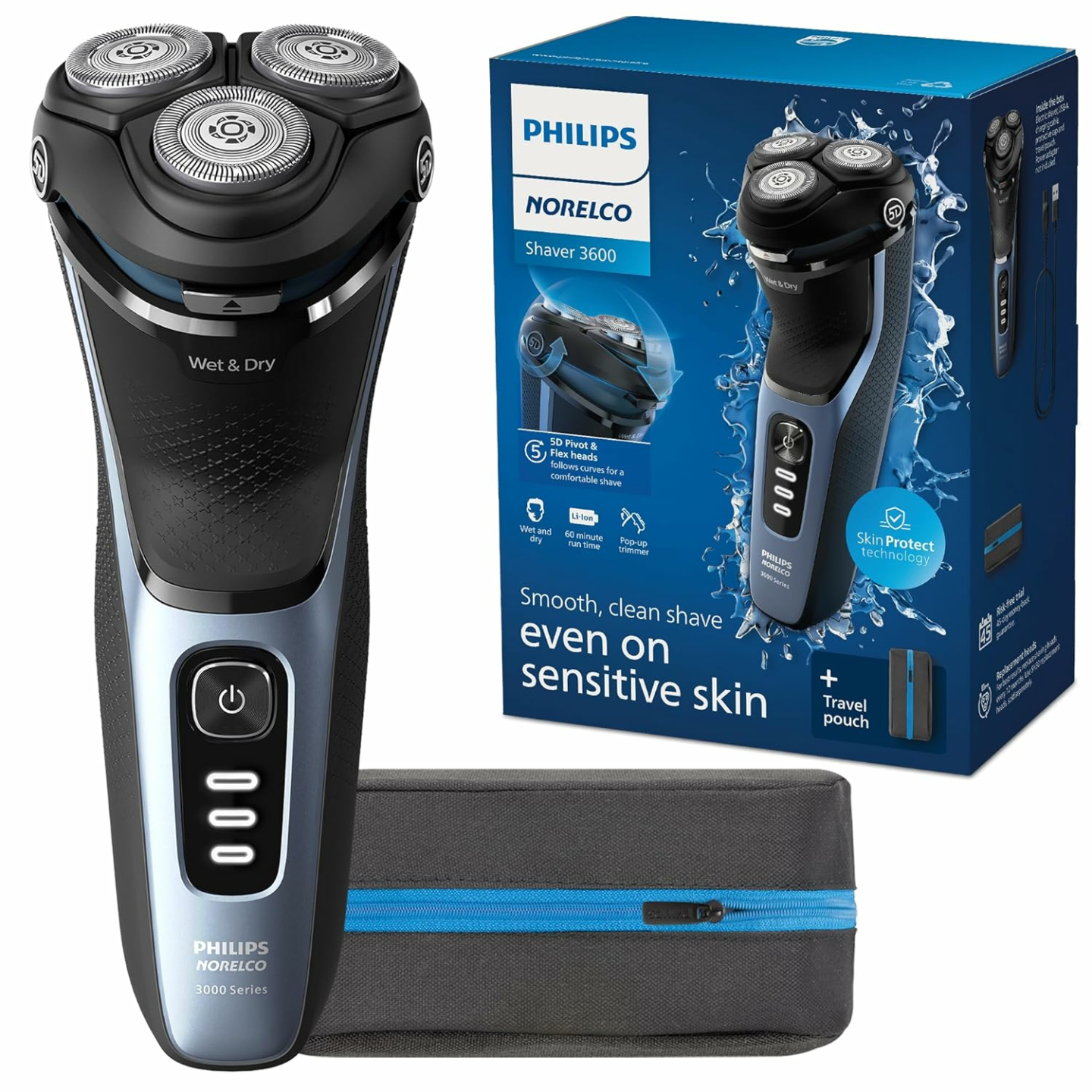 Philips Norelco S3243/91 Wet & Dry Electric Shaver