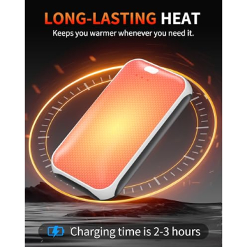 Rechargeable Hand Warmers Fast Heating USB Portable 2 Pack