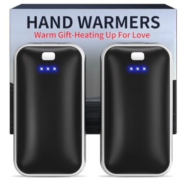 Rechargeable Hand Warmers Fast Heating USB Portable 2 Pack