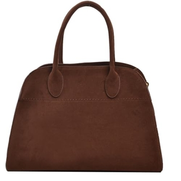 Trendy Vegan Suede Tote Bag for Effortless Style