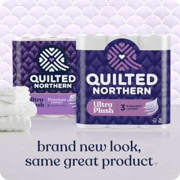 Quilted Northern Ultra Plush Toilet Paper 6 Mega Rolls Softness Strength