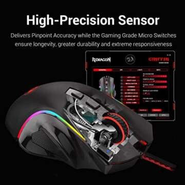 Redragon M602 Gaming Mouse for Accurate Control