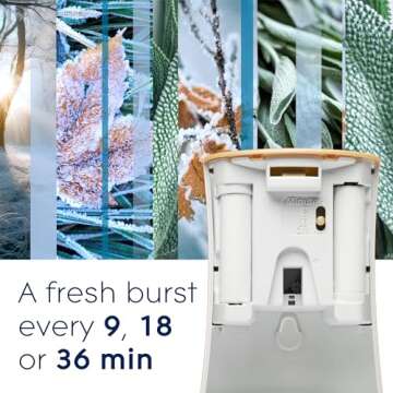 Glade Automatic Spray Refill, Air Freshener for Home and Bathroom, First Frost, 6.2 Oz, Limited Edition Scent, 2 Count