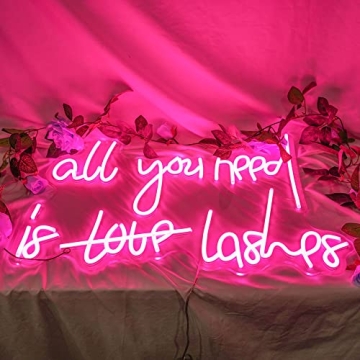 FARNEW All You Need is Love Neon Sign Light for Home