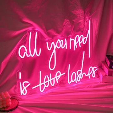 FARNEW All You Need is Love Neon Sign Light for Home