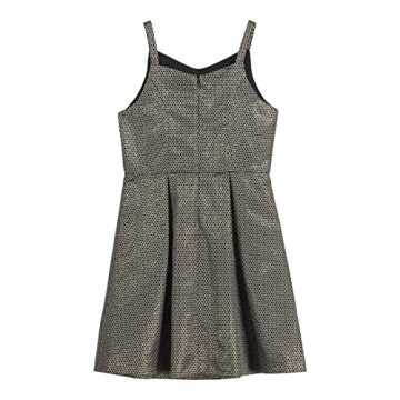 Zac Posen Girls' Elegant Gold Party Dress for Special Occasions
