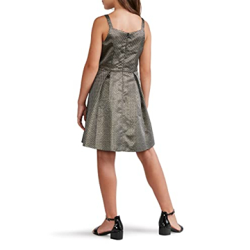 Zac Posen Girls' Elegant Gold Party Dress for Special Occasions