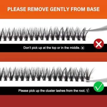 VYRILA 240pcs Natural DIY Lash Clusters 8-16mm