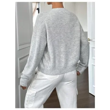 RoseSeek Women's Lightweight Cardigan - Trendy Fall Sweater