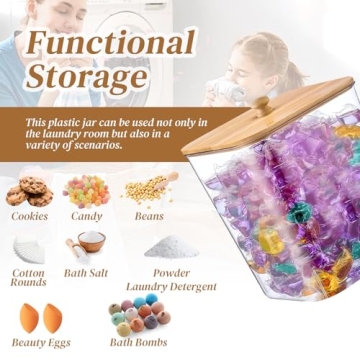 3 Pack Laundry Room Organization Containers for Stylish Order