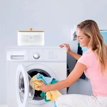 3 Pack Laundry Room Organization Containers for Stylish Order