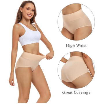 Comfortable High Waisted Underwear for Women