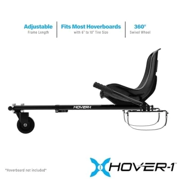 Hover-1 Buggy Go Kart Attachment for Most Hoverboards