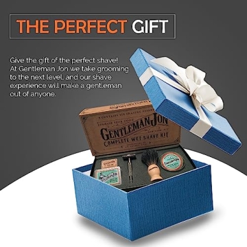 Gentleman Jon Vintage Shaving Kit for Men - Safety Razor Set