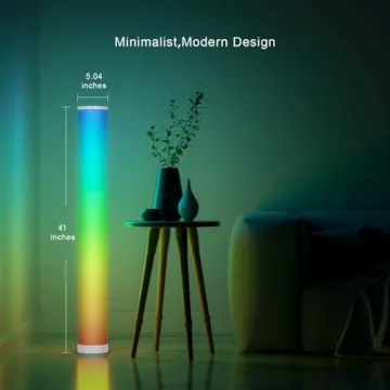 Streamlet LED Floor Lamp with Color Changing Modes