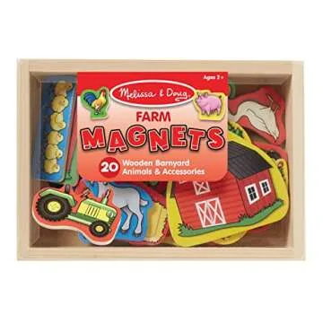 Fun & Educational Melissa & Doug Farm Magnets Set