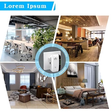 WiFi Extender Signal Booster - Up to 4000sq.ft Coverage