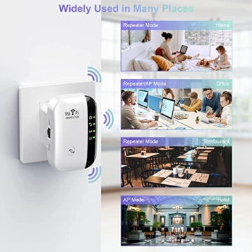 WiFi Extender Signal Booster - Up to 4000sq.ft Coverage