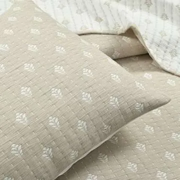 Lush Decor Hygge Kantha Quilt Set for Cozy Elegance
