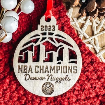 Nuggets 2022 NBA Championship Christmas Ornament - Celebrate Denver's Victory