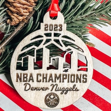 Nuggets 2022 NBA Championship Ornament for Fans