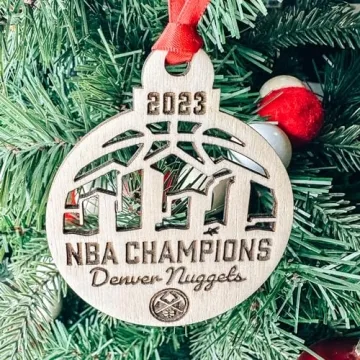 Nuggets 2022 NBA Championship Ornament for Fans