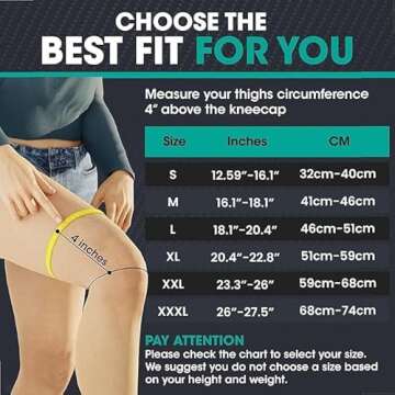 Modvel Compression Knee Brace for Women & Men - 2 Pack Knee Brace for Women Running Knee Pain, Knee Support Compression Sleeve, Workout Sports Knee Braces for Meniscus Tear ACL & Arthritis Pain Relief